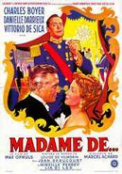 Madame De - Doamna de (1953)
